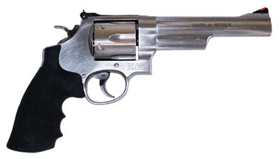 S&W 629 44MAG 6" As 6-Shot - Stainless Steel Rubber