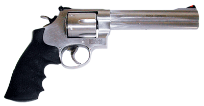 S&W 629 44MAG 6.5" As 6-Shot - Stainless Steel Rubber