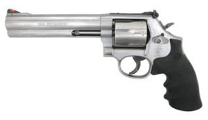 S&W 686PLUS 357 6" As 7-Shot - Stainless Steel Rubber