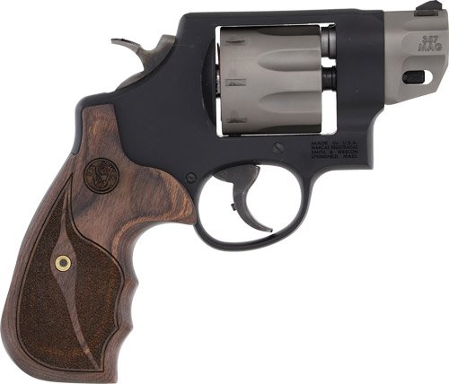 S&W 327 Performance Center 2" - 357 MAG 8-SH Black Matte Wood - Image 2