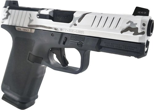 Ruger RXM 9mm Luger 4" Adj - 15-Shot White Camo Slide - Image 4