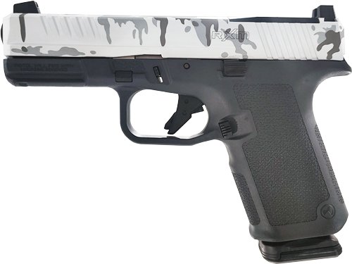 Ruger RXM 9mm Luger 4" Adj - 15-Shot White Camo Slide - Image 2