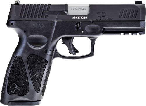 Taurus G3 9mm 10-Shot 3-Dot - Adj. Matte Black Polymer