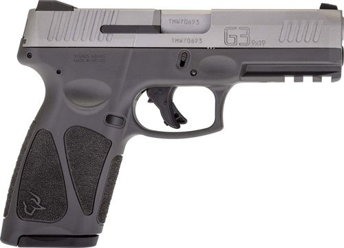 Taurus G3 9mm 15-Shot 3-Dot - Adj. Grey/SS Polymer