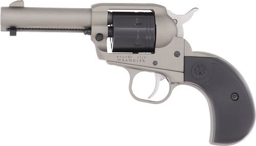 Ruger Wrangler 22LR 3.75" - FS 6-SH Silver Birdshead Grip