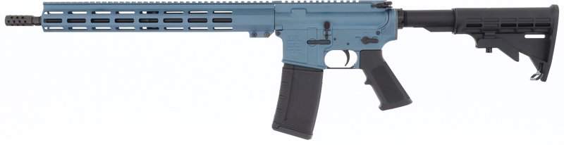 Glfa AR15 Rifle 223 Wylde - 16" Nit BBL Blue Titanium - Image 2