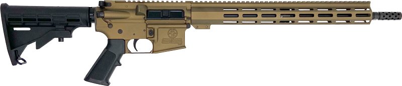 Glfa AR15 Rifle 223 Wylde - 16" Nit BBL Bronze