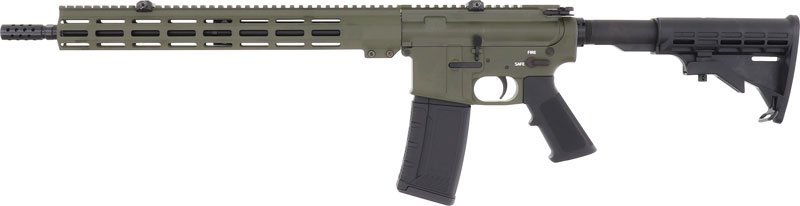 Glfa AR15 Rifle 223 Wylde - 16" Nit BBL OD Green - Image 2