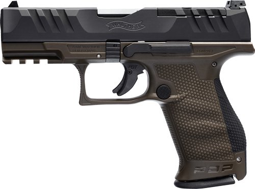 Walther PDP Compact 9mm 4" FS - 15-Shot Green Polymer Frame