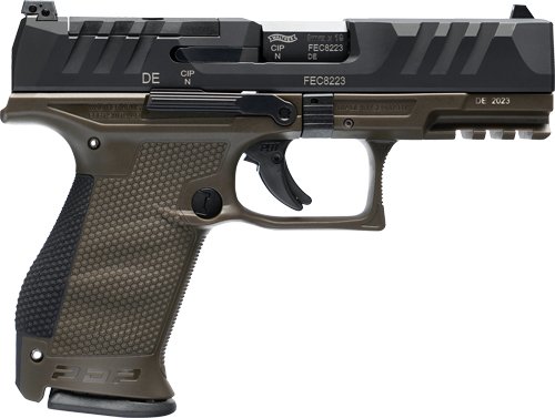 Walther PDP Compact 9mm 4" FS - 15-Shot Green Polymer Frame - Image 2