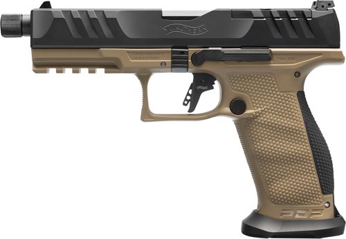 Walther PDP Or Pro SD 9mm 5.1" - 18-Shot TAN Polyomer Frame - Image 2