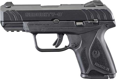 Ruger Security-9 Compact 9mm - Adj 10-Shot Blued Syn