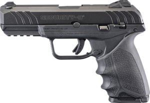 Ruger Security-9 9mm Luger - Adj 10-Shot Blued Hogue Handal