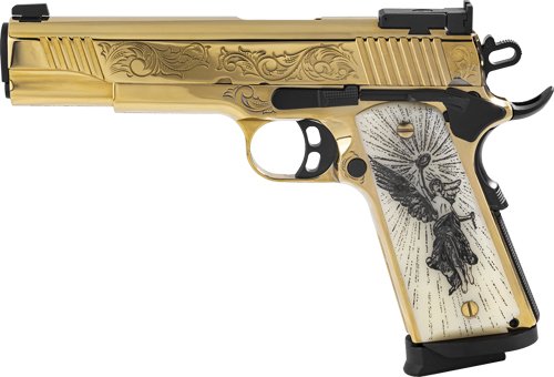 Girsan MC1911 Deluxe Gold Govt - 38 Super 10RD Engraved - Image 3