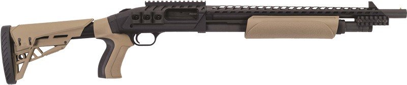 Mossberg 500 ATI Tactical 12GA - 3" 18.5" 6RD Blued/FDE (talo)