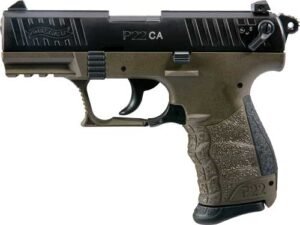 Walther P22 CA Military 22LR - 3.42" As 10-Shot OD Green