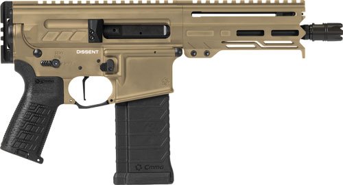 CMMG Pistol Dissent MK4 5.7X28 - MM 6.5" 32RD Coyote TAN - Image 2