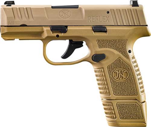 FN Reflex 9mm Luger - 1-11RD 1-15RD FDE No Safety - Image 2