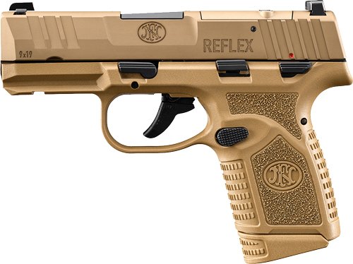 FN Reflex MRD 9mm Luger - 1-11RD 1-15RD FDE Safety - Image 2