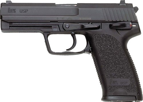 HK USP45 V1 DA/SA 45ACP - 4.41" BBL 2-10RD Black