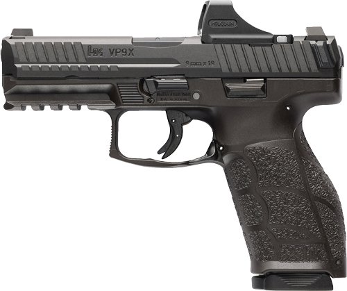 HK VP9A1 X W/ Holosun SCS 9mm - 4.09" 1-15RD Mags Black