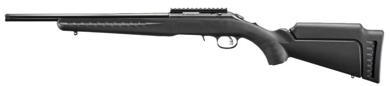 Ruger American 22WMR 9-Shot - 16.1" Threaded Matte Black - Image 2