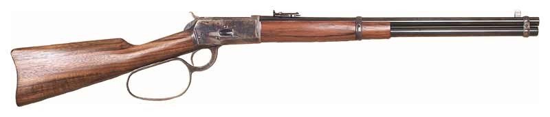 Cimarron 1892 Cogburn Carbine - 45LC 20" Large Loop Blued Wal
