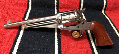 Cimarron 1875 Outlaw 45LC - FS 7.5" Nickel Walnut