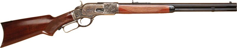 Cimarron 1873 Deluxe 45LC - 20" Oct. CC/Blued Pistol Grip