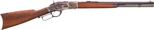 Cimarron 1873 Short Rifle - 44/40 20"OCTAGON CC/Blued Wal