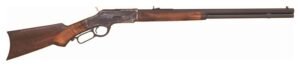 Cimarron 1873 Deluxe 45LC - 24" Octagon CC/Blued PG Walnut