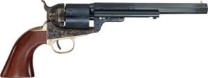 Cimarron 1851RM WB Hickok - 38SPL Charcoal Blued Engraved