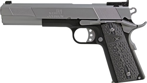 Iver Johnson Eagle XL 2-Tone - 10mm 6" Adj 8RD Chrome Slide - Image 2