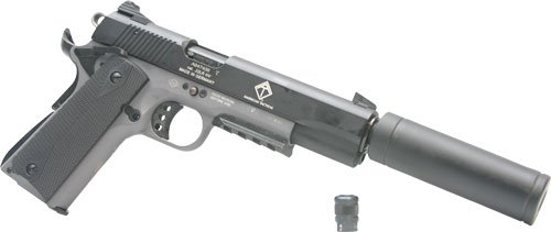 German Sport 1911 Ad-Ops 22LR - 5" Black/Grey 10RD W/Rail - Image 2