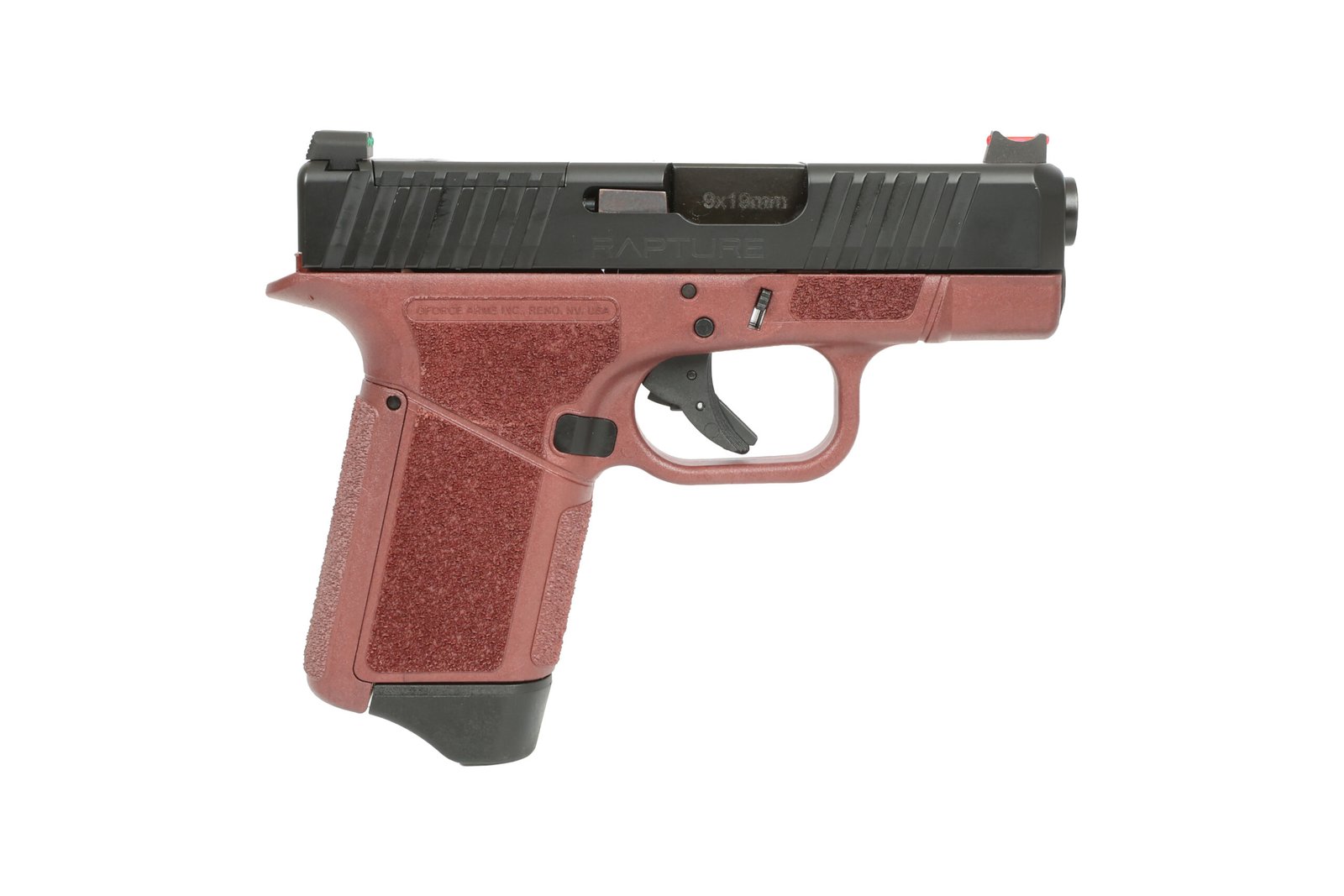 Gforce Arms GF9 9mm 3.25" Red/BLK 12+1
