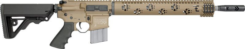 Rra LAR15 PREDATOR2 223 Wylde - 6 Pos STK 16" BBL Rockote TAN