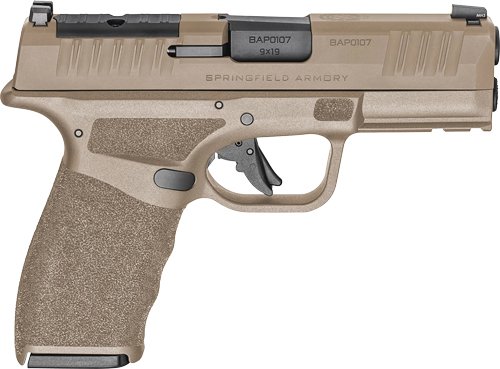Springfield Hellcat Pro 9mm - 3.7" Optics Ready 15RD FDE