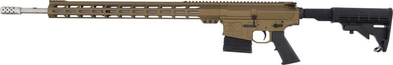 Glfa AR10 Rifle 243 WIN - 24" S/S BBL 5-Shot Bronze - Image 2