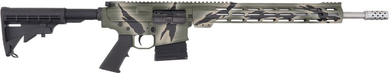 Glfa AR10 Rifle 308 WIN 18" - S/S 10RD Pursuit Green Camo