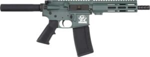 Glfa AR15 Pistol 223 Wylde - 7.5" Nitride BBL Charcoal GRN
