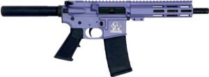 Glfa AR15 Pistol 223 Wylde - 7.5" Nitride BBL Wild Orchid