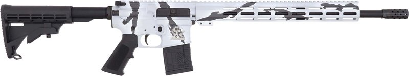 Glfa AR15 Rifle 223 Wylde - 16" Nit BBL Pursuit Snow Camo