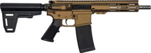 Glfa AR15 Pistol W/Brace 223 - Wylde 7.5" SS Barrel Bronze
