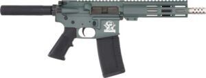Glfa AR15 Pistol 223 Wylde - 7.5" SS. BBL. Charcoal Green