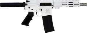 Glfa AR15 Pistol 223 Wylde - 7.5" Stainless BBL White