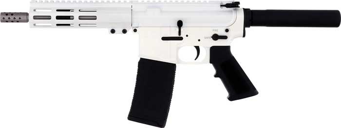 Glfa AR15 Pistol 223 Wylde - 7.5" Stainless BBL White - Image 2