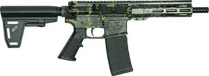 Glfa AR15 Pistol 223 Wylde - Bundle W/ 5 Knives Lichen BLK