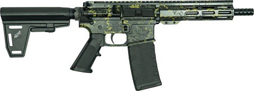 Glfa AR15 Pistol 223 Wylde - Bundle W/ 5 Knives Lichen BLK