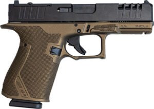 Glfa 19 Striker 9mm 4" 15 Shot - Black Slide Bronze Frame