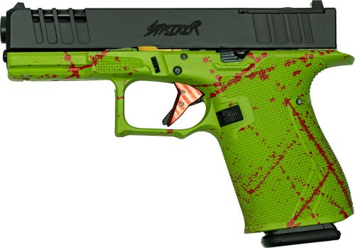 Glfa 19 Striker 9mm 4" 15 Shot - BLK Slide Splater Zombie Frame - Image 2